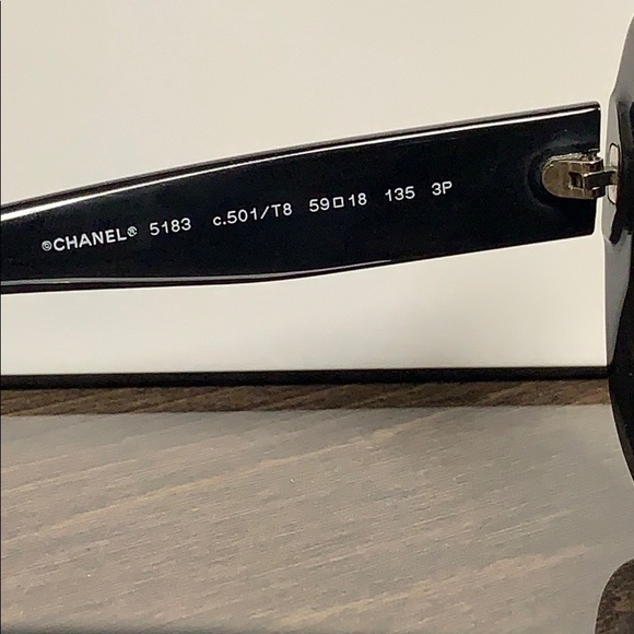 CHANEL CC Logo Polarized Sunglasses 5183 Black - Picture 3 of 15